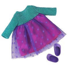 Комплект одежды с обувью "Ася Мерцание цвета" для кукол 26-34 см Весна