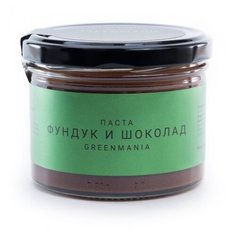 Паста GreenMania ФУНДУК И ШОКОЛАД 200 г Nilambari