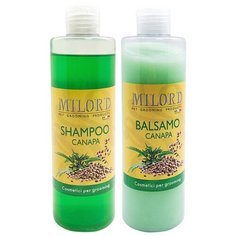 Набор "Питательный" MILORD Бальзам + Шампунь "Канапа" по 300 мл. Милорд