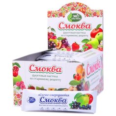 Смоква фруктовая пастила Яблочно-смородиновая - 30 шт. по 30 г