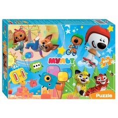Мозаика "puzzle" 260 "Ми-Ми-Мишки, Четверо в кубе, Лео и Тиг, Кошечки и собачки" (0+ Медиа)