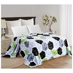 Плед Традиция Бионика 150 х 200 см велсофт