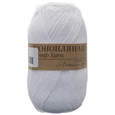 Пряжа Пехорка Коноплянная, цвет белый, 5 мотков