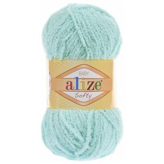 Пряжа Alize Softy, цвет Светлая бирюза, 10 мотков