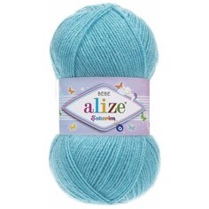 Пряжа Alize Sekerim Bebe, цвет прозрачная бирюза, 5 мотков