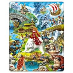 Рамка-вкладыш Larsen Сказочные герои (US23), 30 дет.