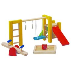 PlanToys Спортивная площадка (7153) желтый/красный/бежевый