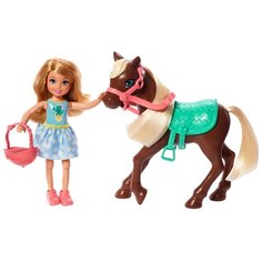 Набор Barbie Челси и пони, GHV78