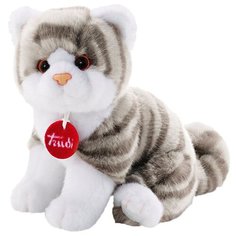 Мягкая игрушка Trudi Котёнок Брэд тигрово-серый 24 см
