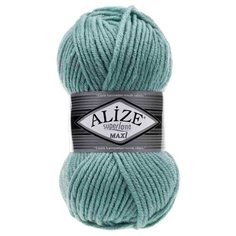 Пряжа Alize Superlana Maxi, 25 % шерсть, 75 % акрил, 100 г, 100 м, 5 шт., 463 мята