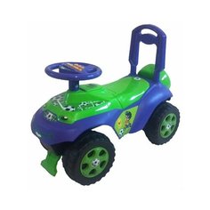 Каталка-толокар Doloni Автошка (013117) синий/зеленый
