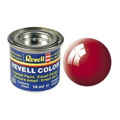 Эмалевая краска огненно-красная РАЛ 3000 глянцевая Revell