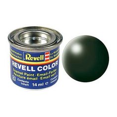 Эмалевая краска темно-зеленая РАЛ 6020 шелково-матовая Revell