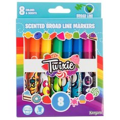 Ароматизированные фломастеры Twixie широкие, 8 шт Kangaru