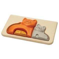Рамка-вкладыш PlanToys Cat (4637), 3 дет.