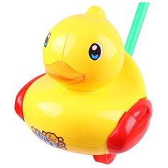 Игрушка Каталка-уточка на палочке, цвет желтый Darvish