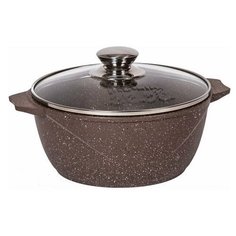 Кастрюля Мечта Гранит, 3 л, коричневый