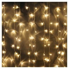 Гирлянда Sh Lights Занавес 150 х 150 см LDCL368, 368 ламп, теплые белые диоды/прозрачный провод