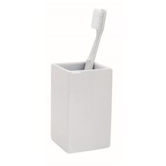 Стакан для зубных щеток Spirella Quadro, белый