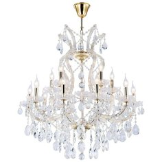 Люстра MAYTONI Doris DIA881-PL-15-G, E14, 600 Вт