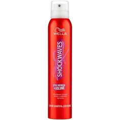 Wella сухой шампунь SHOCKWAVES Style Refresh & Volume, 180 мл