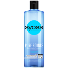 Syoss шампунь Pure Bounce Мицеллярный Воздушный объем и упругость для тонких волос, 450 мл