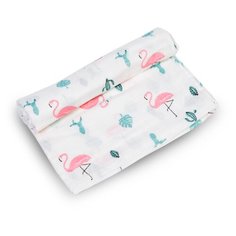 Пеленка муслиновая Amarobaby Rainbow Птицы 125х115