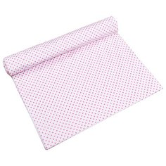 Пеленка ситцевая Amarobaby Emotion Горошек розовый