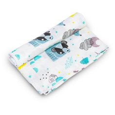 Пеленка муслиновая Amarobaby Rainbow Лес 125х115