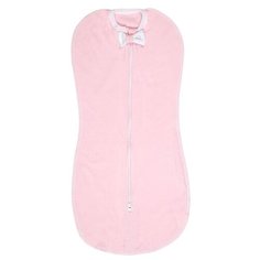 Пеленка кокон Пелёнка Матрёшка на молнии 0-2 мес. Цвет: розовый Пампусики