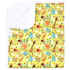 Впитывающая непромокаемая пеленка для сухого сна GlorYes! Жирафы 80х68 см