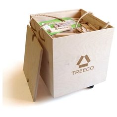 Конструктор из деревянных брусочков Триго , набор из 350 деталей Treego