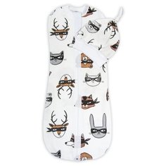 Пеленка (кокон на молнии) с шапочкой Amarobaby (Soft Hugs) 68/74 Супергерои