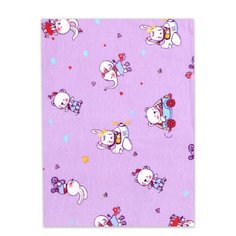 Пеленка фланелевая FlyZay 120x90 (Звери/фиол.)