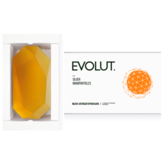 EVOLUT мыло для проблемной кожи лица и тела с наночастицами серебра, 95 г