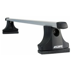 комплект дуг и опор ATLANT 8725+8709+8744 в штатные места для Mazda 2 (2008-2014), 1.1 м серебристый