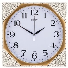 Часы настенные кварцевые GALAXY 207-348 золотистый