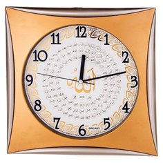 Часы настенные кварцевые GALAXY 207-426 золотистый/белый