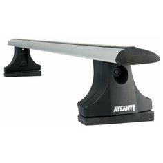 комплект дуг и опор ATLANT 8824+8709+8750 на Т-образный профиль для Ford Focus (2004-2007), 1.26 м серебристый