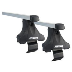 комплект дуг и опор ATLANT 8826+7002+7165 за дверные проемы для Toyota Hilux (2005-2020), 1.26 м серебристый