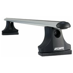 комплект дуг и опор ATLANT 8819+8709+8754 в штатные места для Volkswagen Multivan (2003-2015), Volkswagen Transporter (2003-2015), Volkswagen Caravelle (2003-2015), 1.5 м серебристый