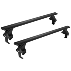 комплект дуг и опор ATLANT 6030+7002+7115 за дверные проемы для Chevrolet Cruze (2009-2016), 1.1 м черный