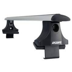 комплект дуг и опор ATLANT 8824+8809+8836 за дверные проемы для Chevrolet Aveo (2003-2012), 1.26 м серебристый