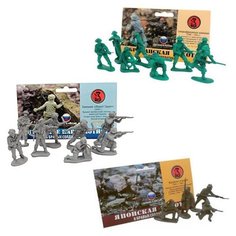 Игровой набор: "Японская пехота" 8 шт. 12018 + "Британская пехота" 8 шт. 12019 + "Британские парашютисты" 8 шт. 12020 Биплант