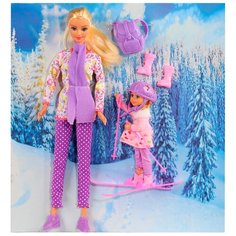 Кукла детская для девочек "Defa"", в комплекте кукла с куклой-малышкой и аксессуарами, в/к 20.5*5*32 см