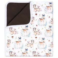 Впитывающая непромокаемая пеленка PREMIUM для сухого сна GlorYes! Сказочный олень 120х100 см