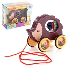 Каталка на веревочке Ути Пути 106089 "Ёжик"