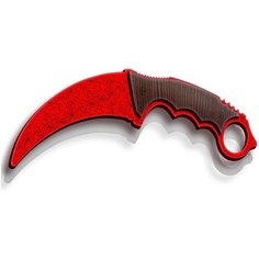 Нож Керамбит "Кровавая паутина" Woodenteka