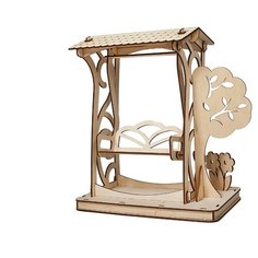 Деревянная мебель для кукол Барби "Качели" Polly