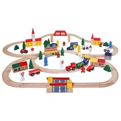 Игровой набор "Железная дорога" 100 предметов Lanaland